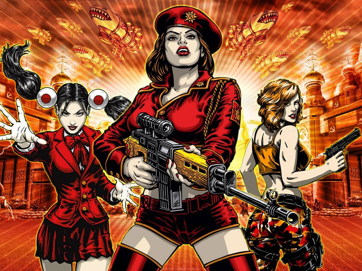  Женские персонажи Red Alert 3