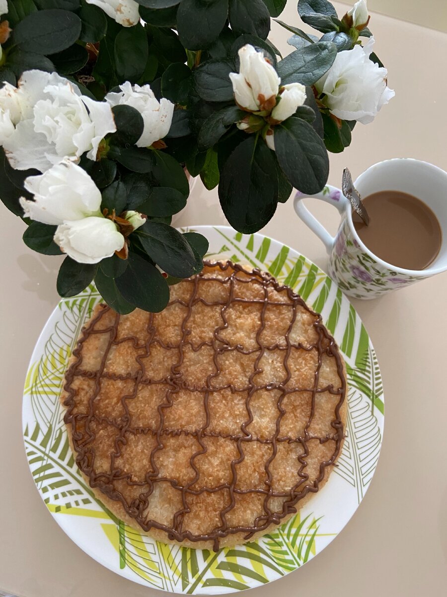 Вот такая кокосовая вкуснятина получилась, почти «Баунти»