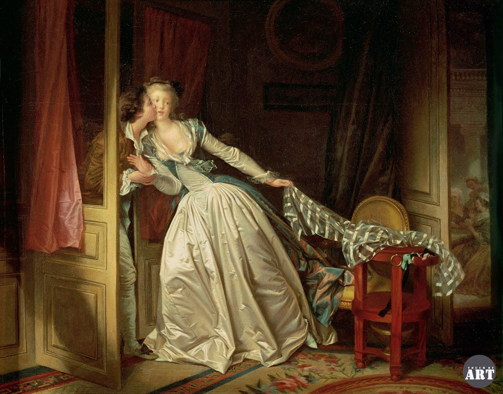 Жан Оноре Фрагонар. «Поцелуй украдкой», 1780-е