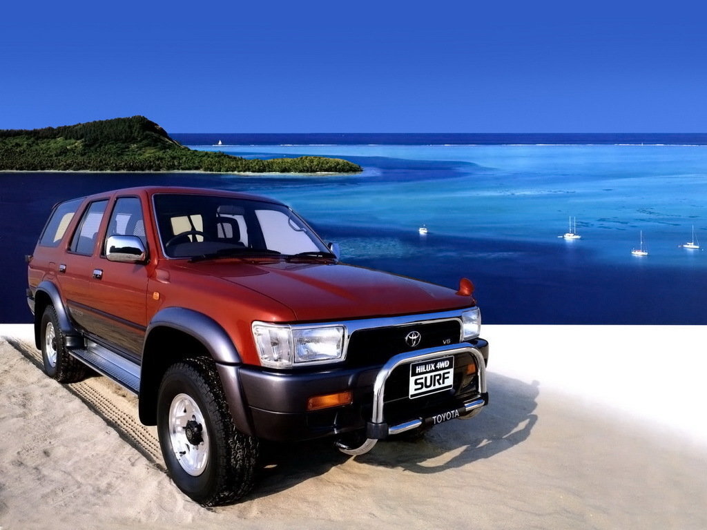 Toyota Hilux Surf рестайлинг 1991, джип/suv 5 дв., 2 поколение, N120, N130 (08.1991 - 11.1995)