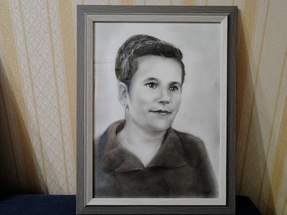 Портрет мамы.