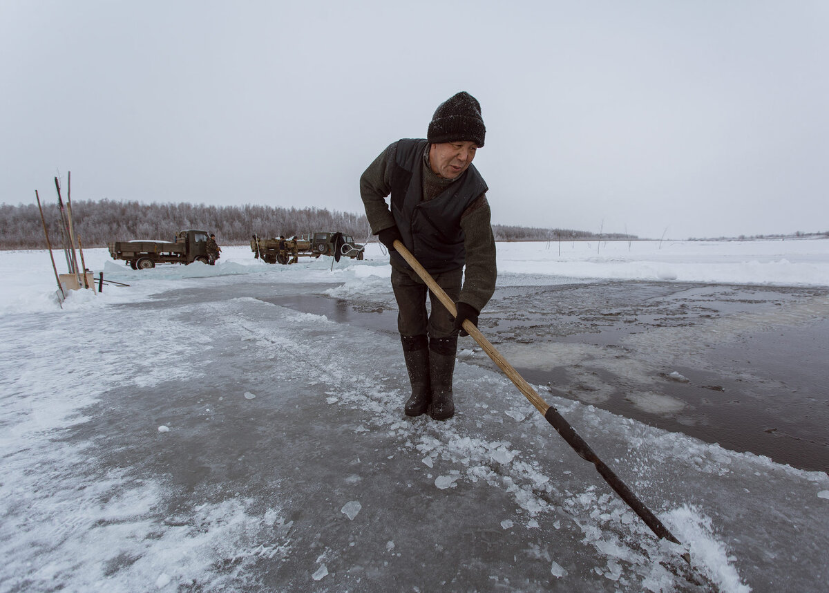 разметка льда