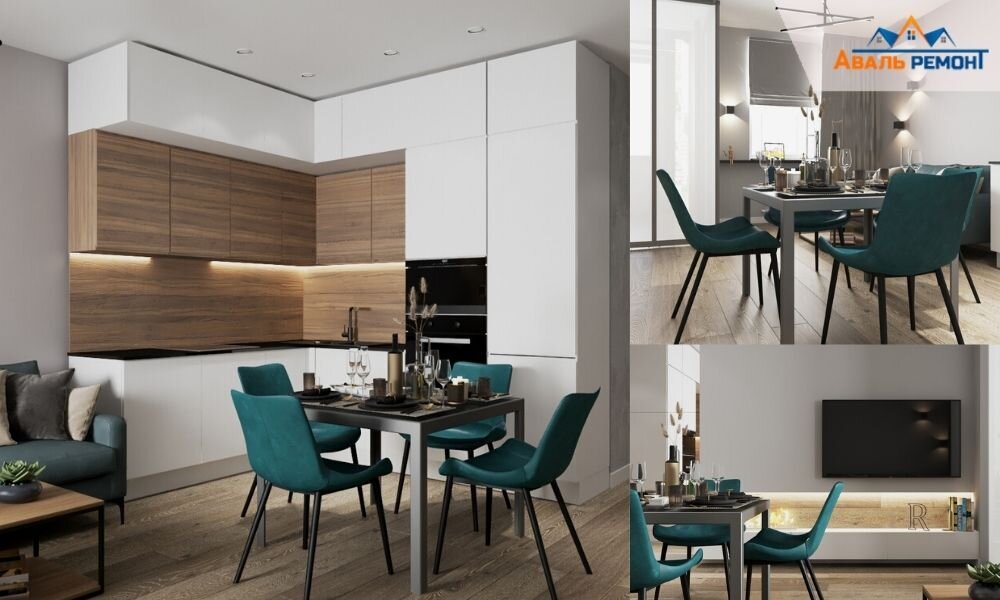 Дизайн студии в современном стиле 