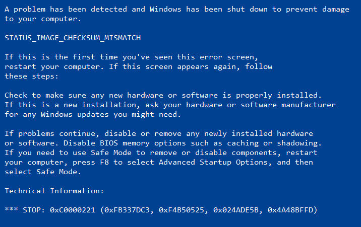 Как вызвать ошибку BSoD