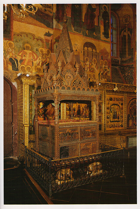 Царское моленное место Ивана Грозного (Успенский собор, Московский Кремль, 1551г.)