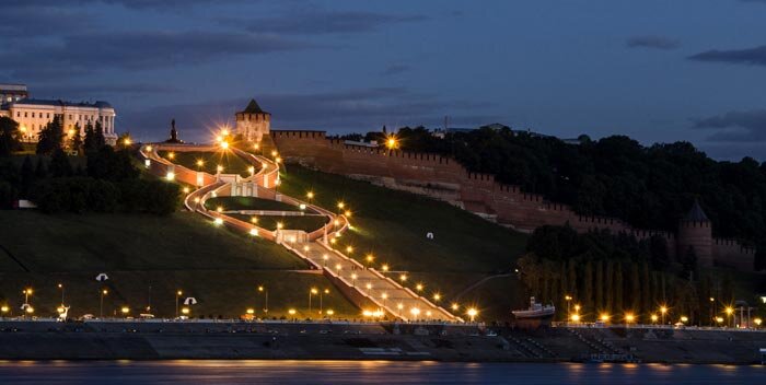 Чкаловская лестница в Нижнем Новгороде
