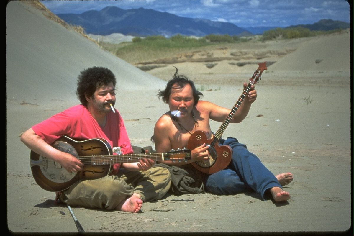 Ондар и блюзмен Пол Пена