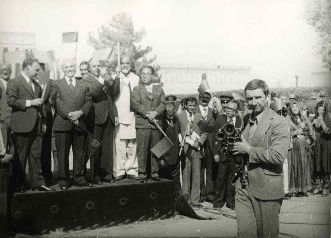 Хафизулла Амин и Нур-Мухамад Тараки вместе на трибуне. автор фото Вячеслав Извеков