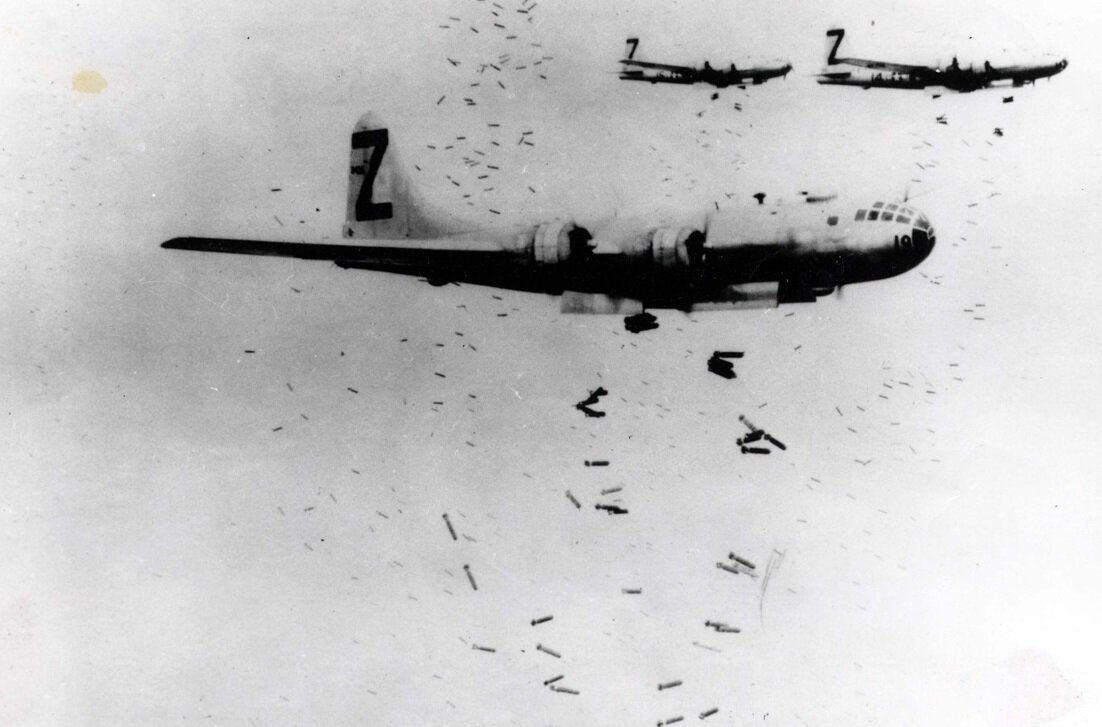 Boeing B-29 Superfortress. Вдруг кто не знает, что за хрень. *Фото из открытых источников. 