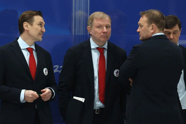 Сергей Федоров, Алексей Жамнов (слева-направо)