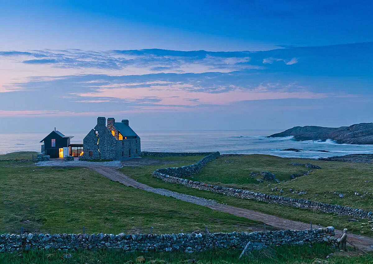 Необычный дом на острове Колл в Шотландии