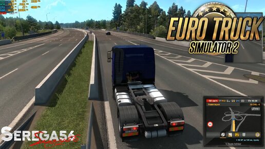 Euro Truck Simulator 2, тест Ryzen5 2600x и 1660ti