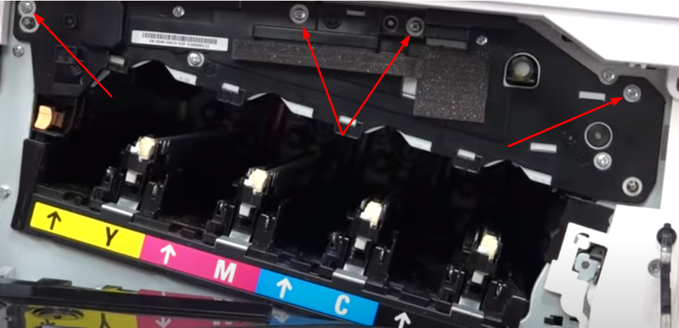 Расположение стопора на узле переноса