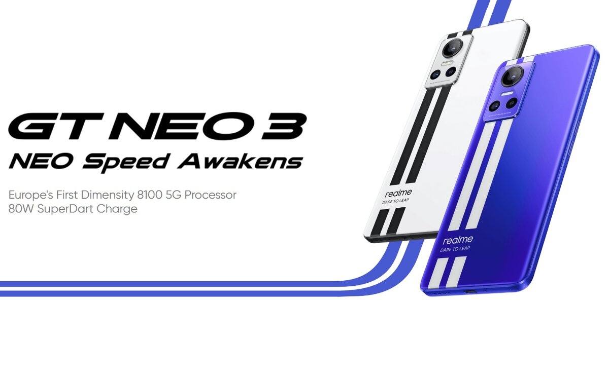 Дизайн новинки с характерными полосками. Фото: realme.com