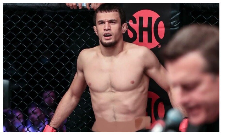    Усман Нурмагомедов победил Кристофера Гонсалеса на турнире Bellator 283. Фото: соцсети Усмана Нурмагомедова