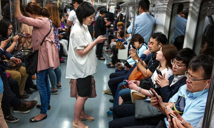 В китайском метро