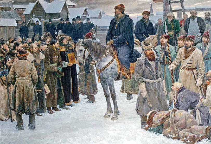 Пётр Павлов «Иван Грозный с опричниками»