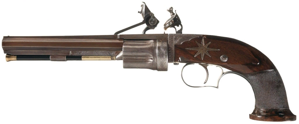 кремневый револьвер Коллиера (Collier Flintlock Revolver)