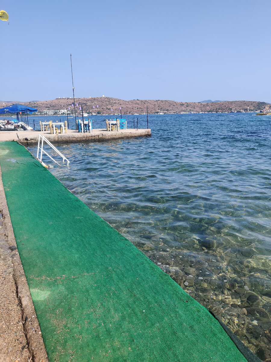 Вид на собственный пляж