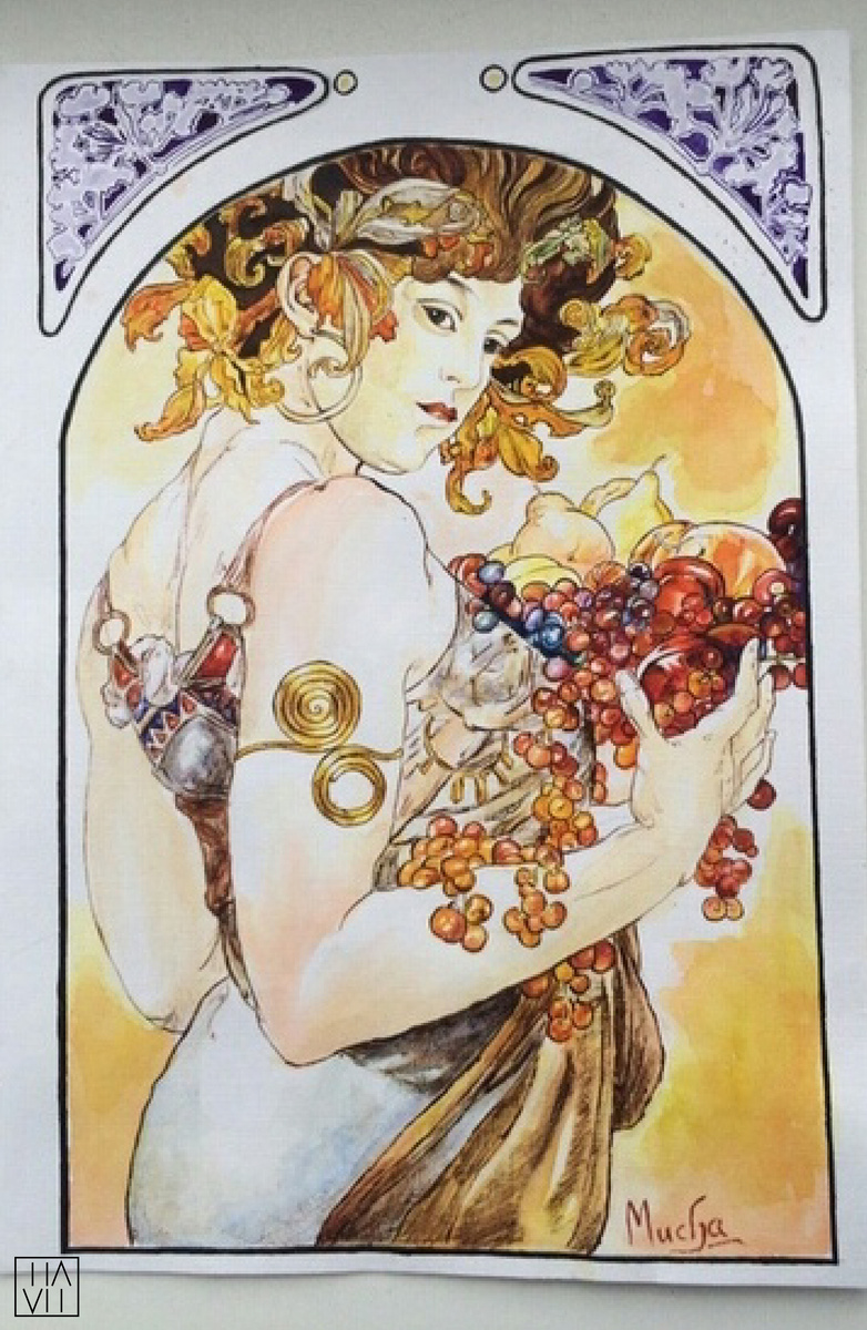 (собственноручно выполненная репродукция)