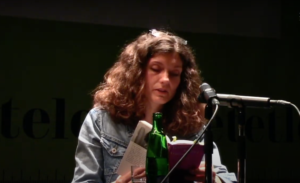 Вероника Бендова на "Месяце авторского чтения" (2020). Съемка: Ondřej Kocar