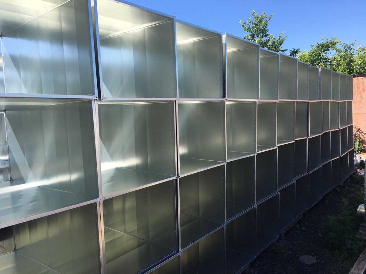 Прямоугольные вентиляционные воздуховоды