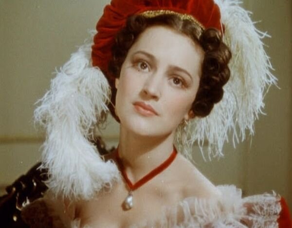 Ариадна Шенгелая в роли Татьяны Лариной в фильме "Евгений Онегин" (1958).
