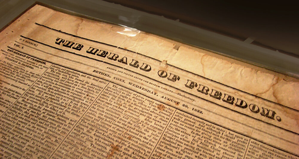 Так выглядела The Herald of Freedom при Барнуме