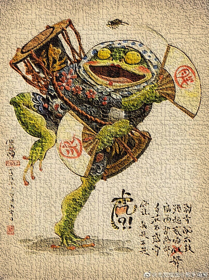 Великий мастер показывал ученикам своё искусство