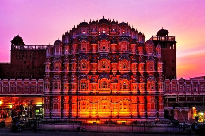 Индийский Дворец ветров.