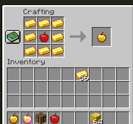 Как сделать золотое яблоко