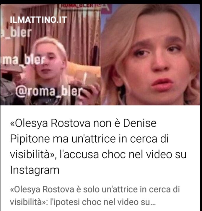 Источник: открытый доступ в Интернете. Олеся Ростова не сходит с экранов телевизора уже несколько дней.