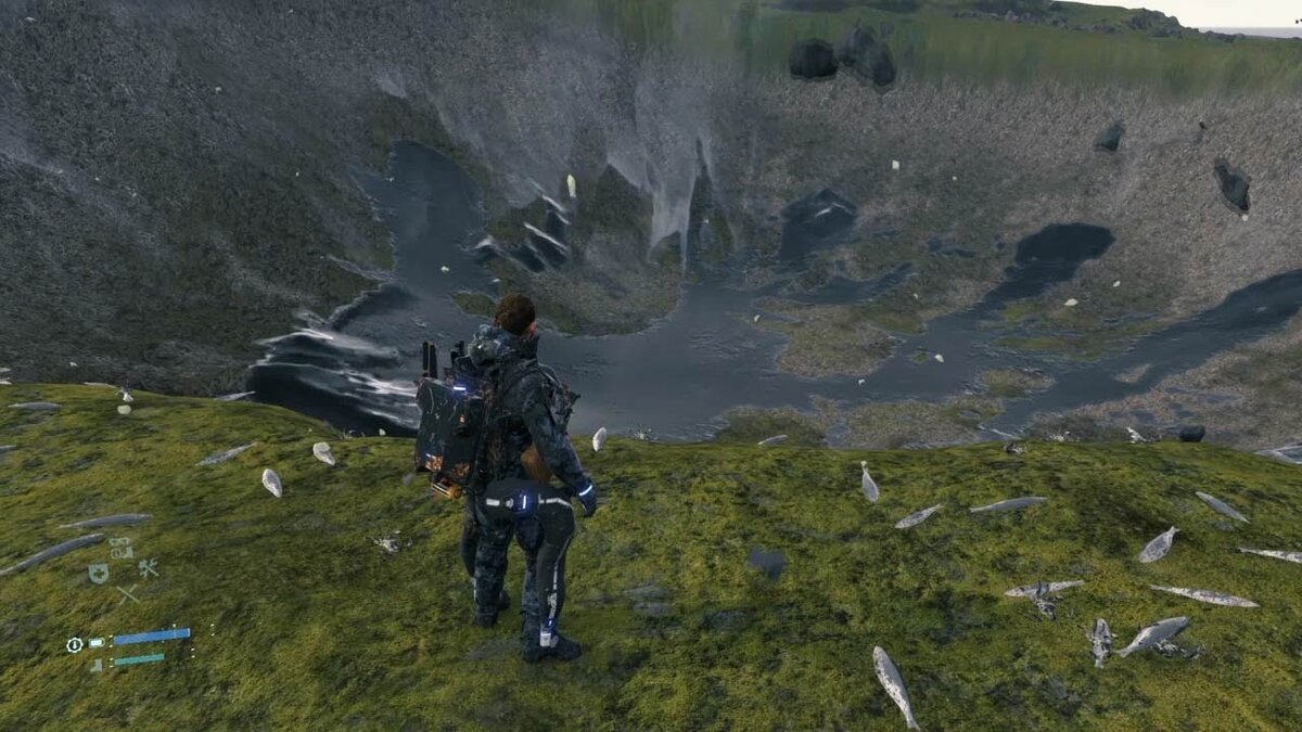 Воронка после "выплеска смерти" с просторов Интернет.