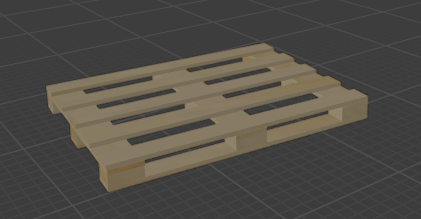 Вот он - стандартный поддон.