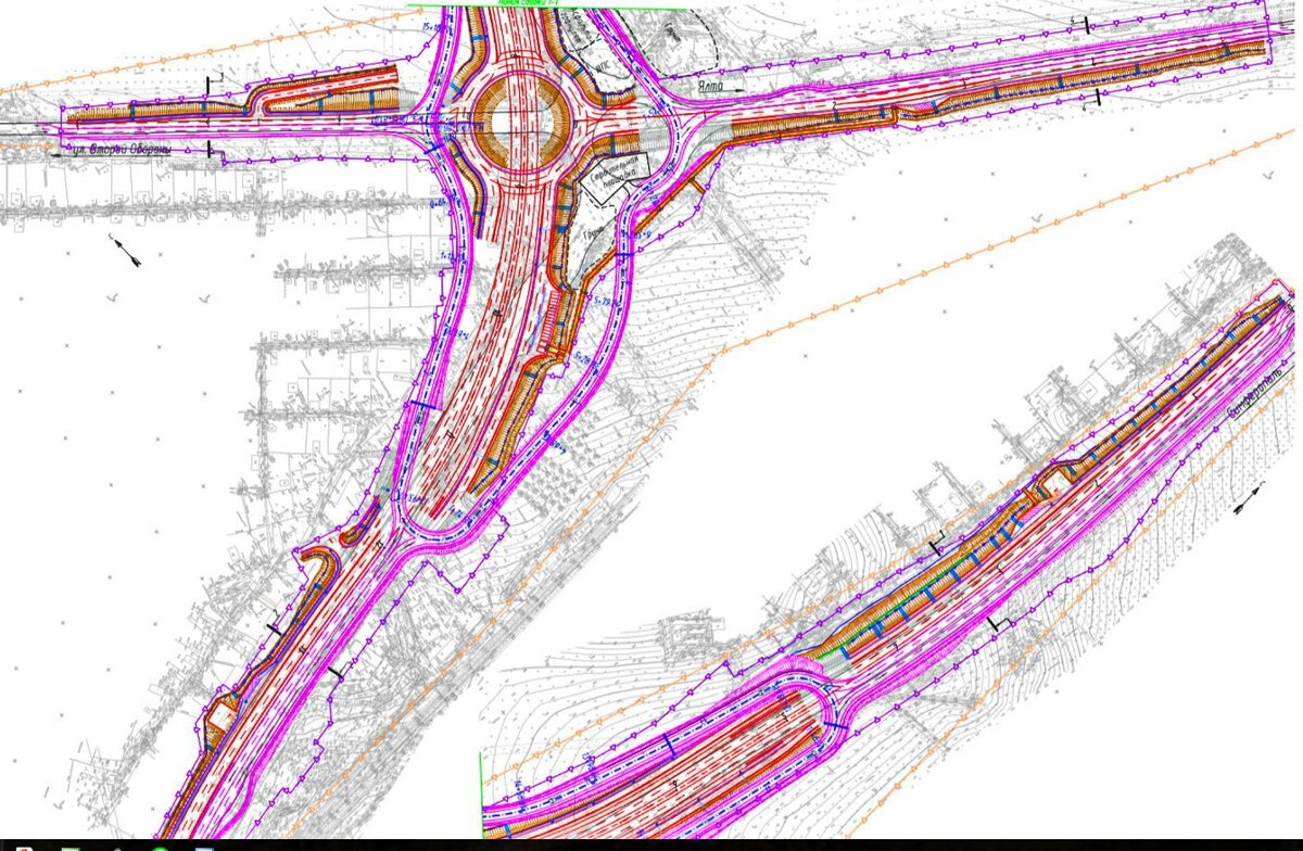 Км план. Ялтинское кольцо Севастополь реконструкция 2021. Развязка на 5 км Севастополь проект. Проект развязки огурца Севастополь.