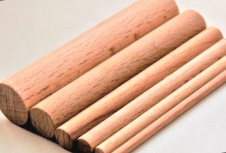 Шкант из бука. Без насечек 