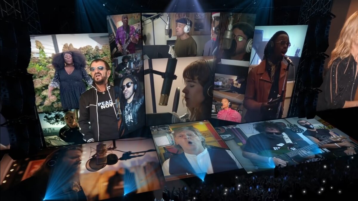 Ringo Starr - Here's To The Nights кадр из клипа