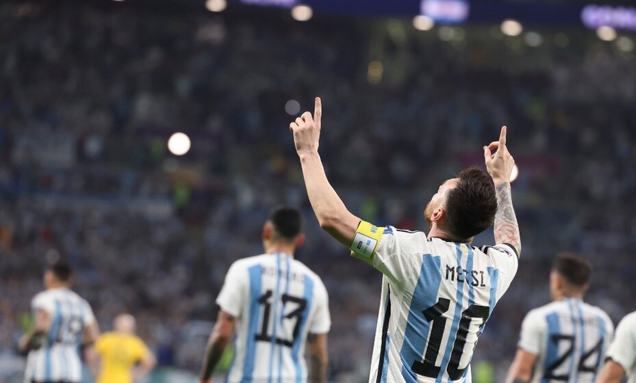    Месси вывел Аргентину в четвертьфинал ЧМ-2022. Фото: Global Look Press