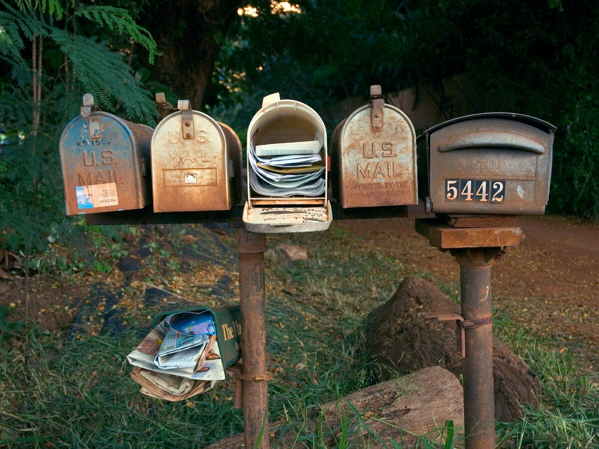 американские почтовые ящики фото