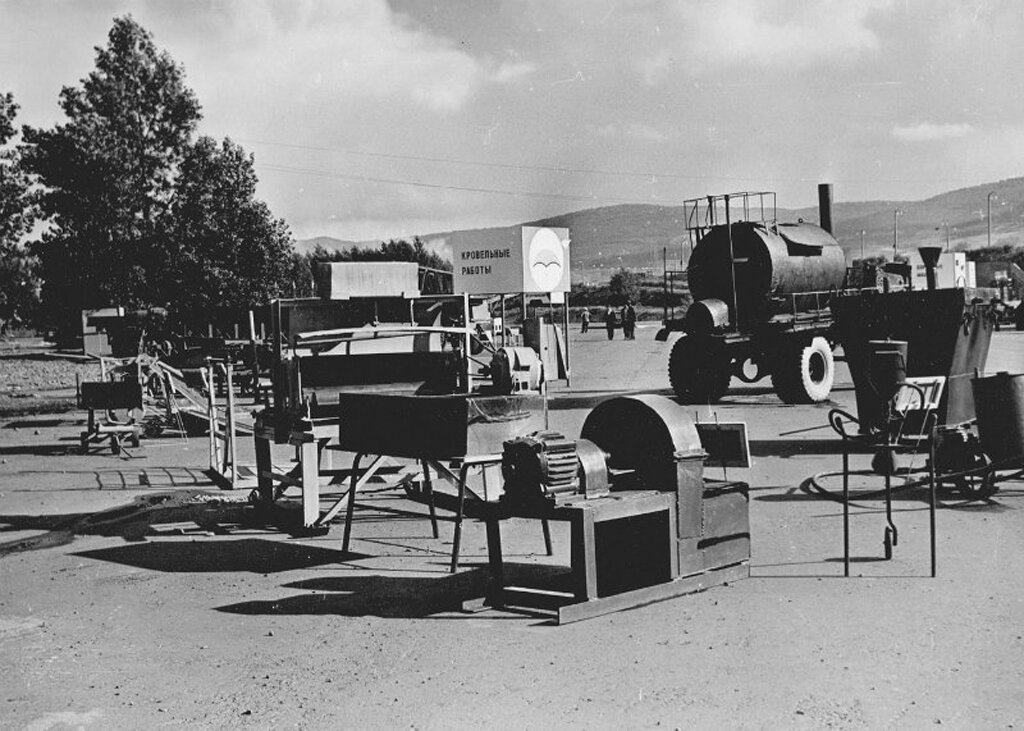 Красноярск, выставка «Технический прогресс на стройках Красноярска», 1969 год