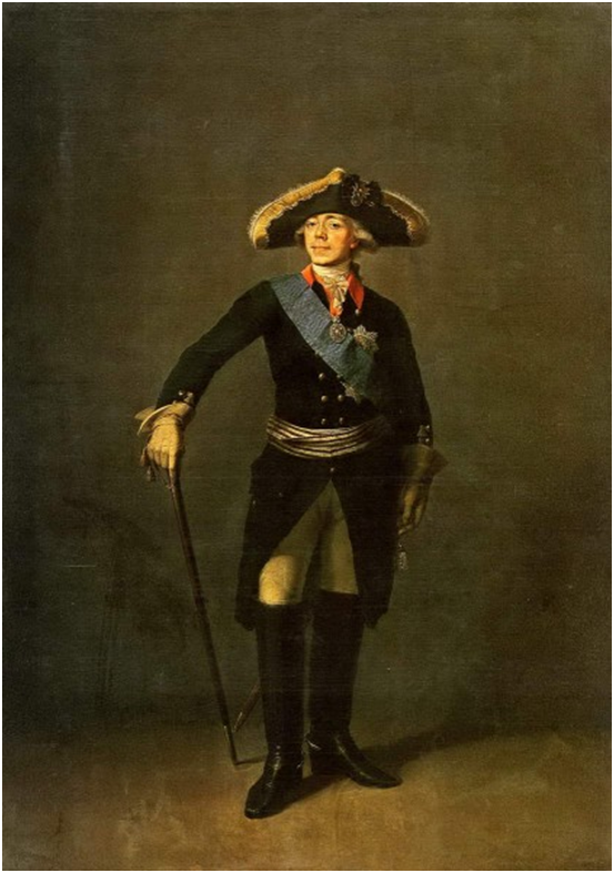 «Портрет императора Павла I», художник Щукин С.С., 1797 г.