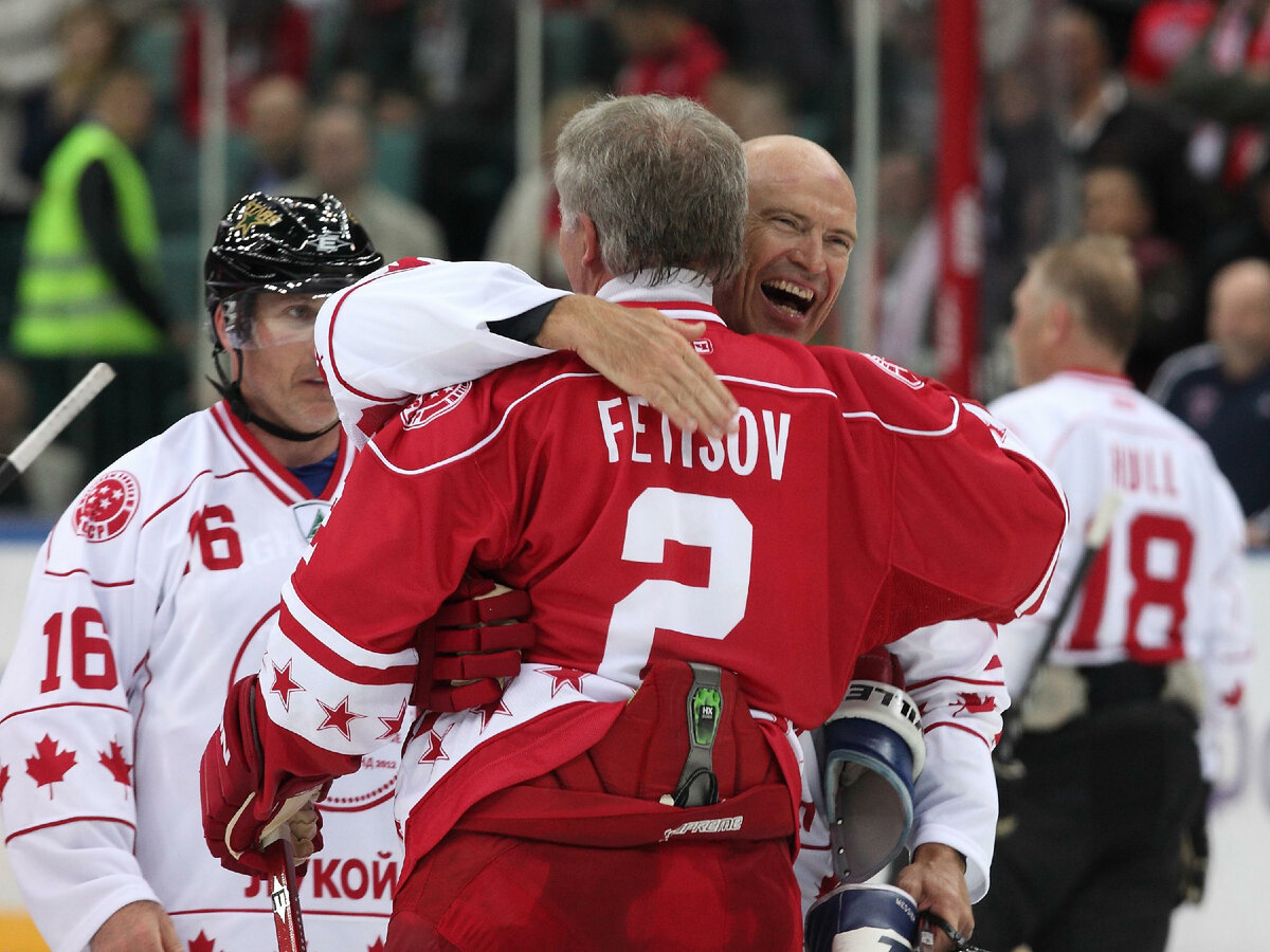 Марк Мессье с Вячеславом Фетисовым. Фото Global Look Press