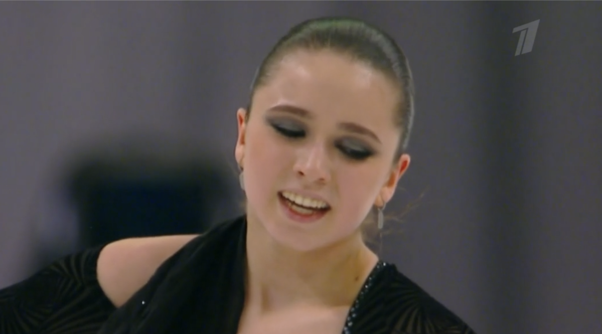 Камила Валиева. Произвольная программа. Источник фото: официальный сайт Первого канала.