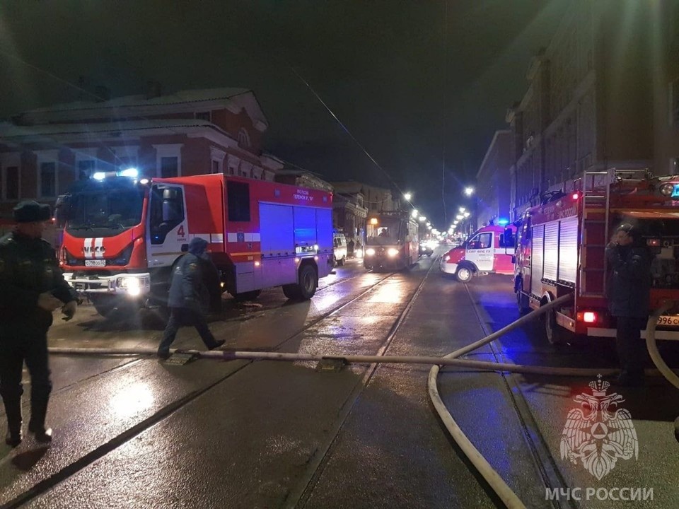     Пожар тушили с раннего утра.  ГУ МЧС по Нижегородской области