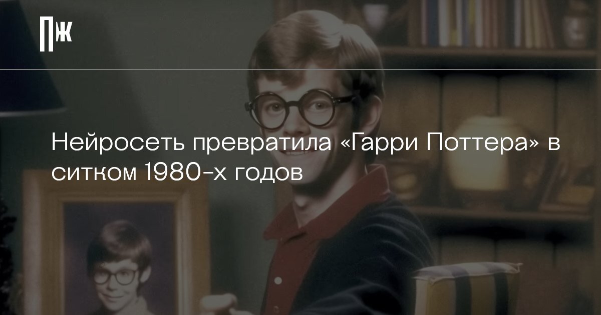     Нейросеть превратила «Гарри Поттера» в ситком 1980-х годов