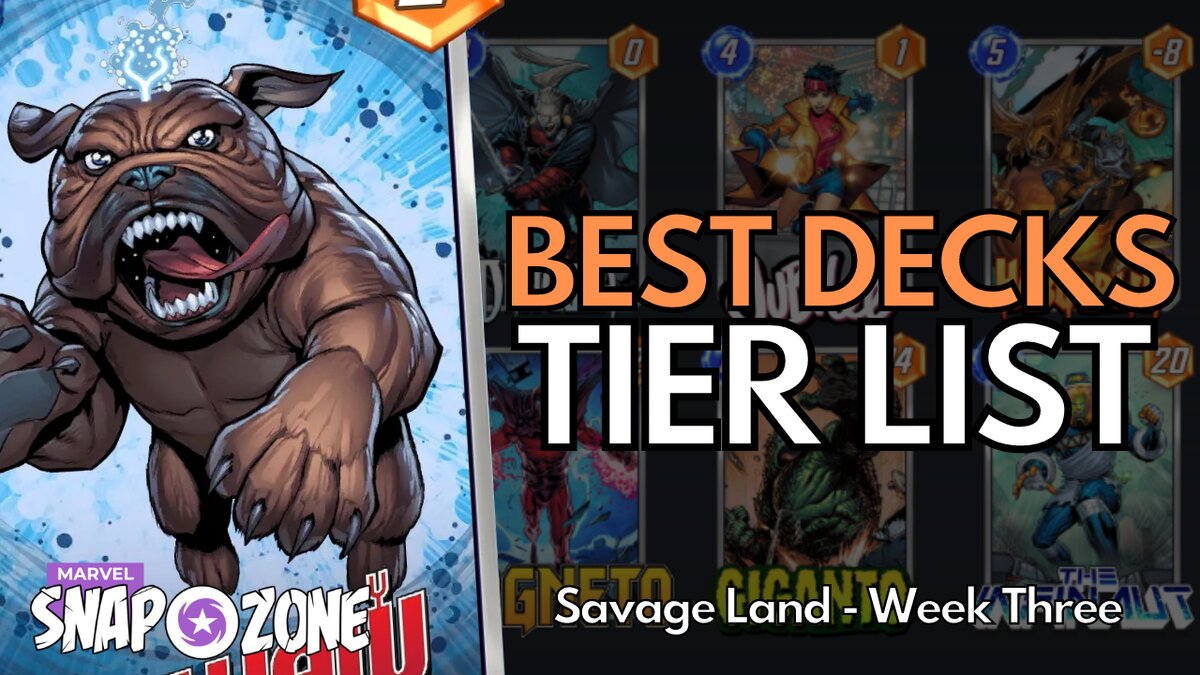 Marvel Snap Метагейм Тир Лист, 23.01.2023: 3 неделя Дикой Земли (Savage Land)  - Трио превыше всего! | daniilrozyev | Дзен