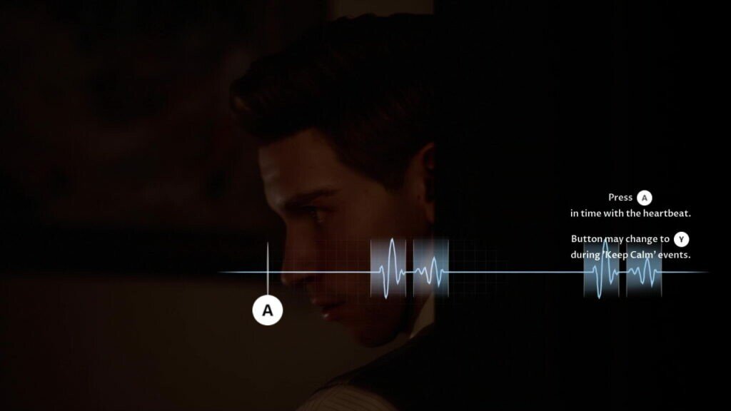 "Нажимайте Х в такт сердцебиения"