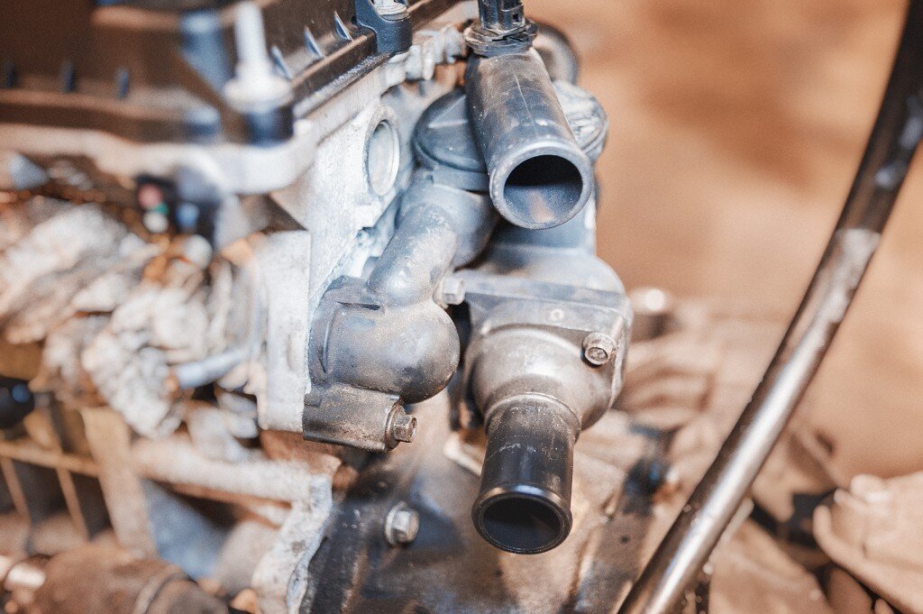 Расположение блока термостатов