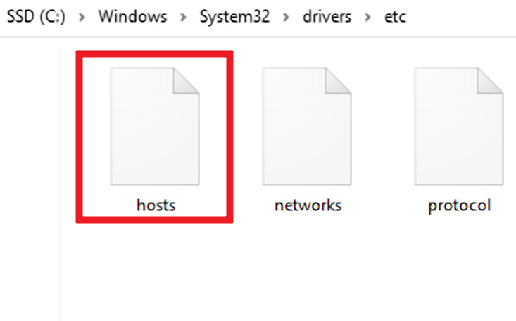      Где в операционной системе windows храниться файл hosts?