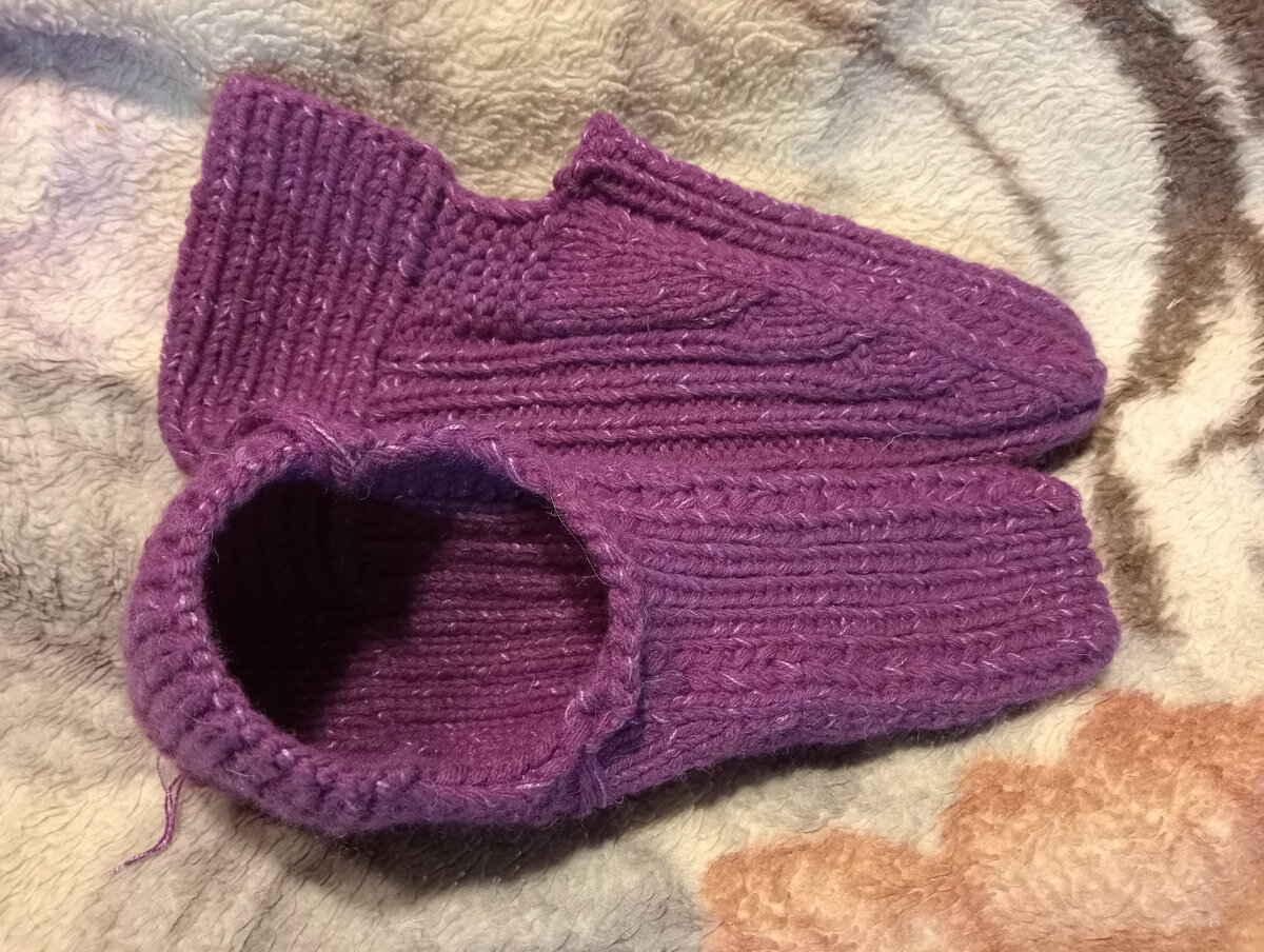 Готовые следки. Только нитку ещё не доубрала.